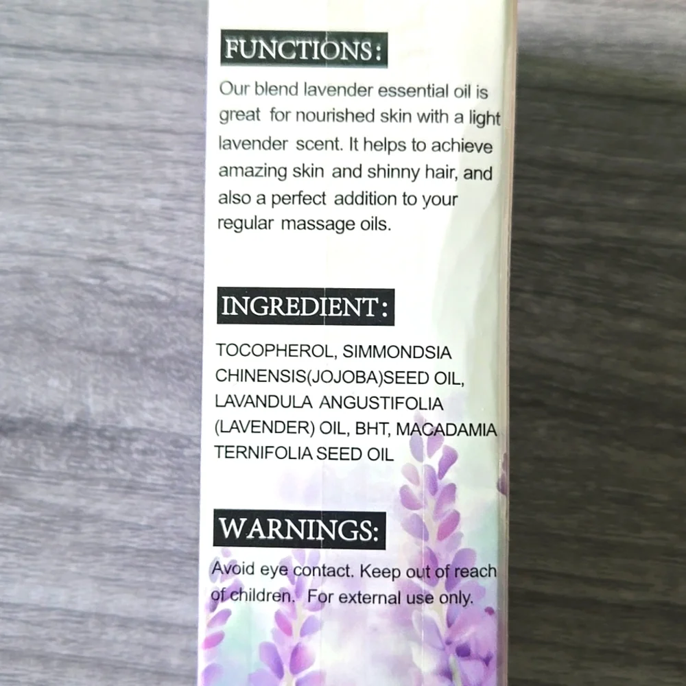 Lavender Essential Oil Daily Support For Skin And Hair 20 ML New In Package NWOT
